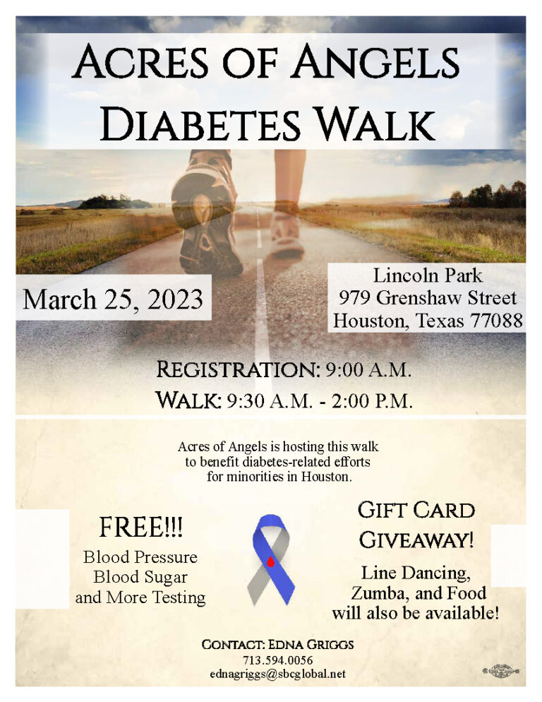 Acres of Angels Diabetes Walk