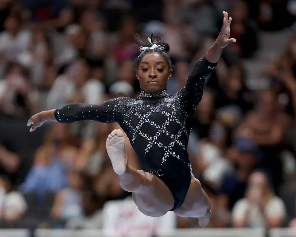 Simone Biles, the Unstoppable GOAT Oldest Woman to Clinch the All-Around National U.S. Gymnastics Title at 26