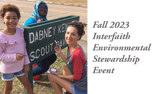 Fall 2023 Interfaith Environmental Stewardship Event