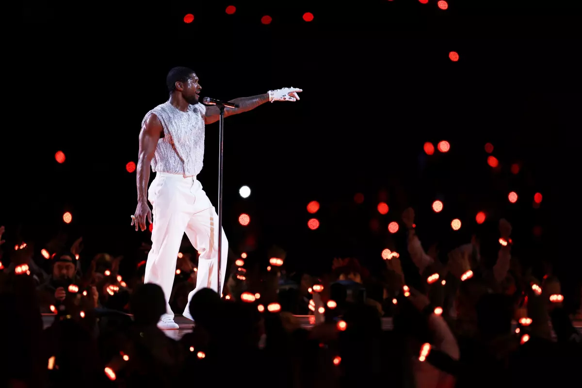 Usher's Super Bowl Halftime Show A Memorable Night of Music and Unity