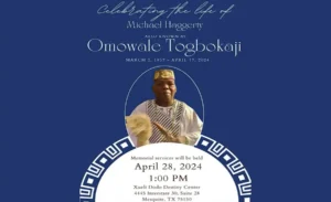 TRANSITION OF OUR BROTHER OMOWALE OLANREWAJU