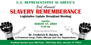 2024 Slavery Remembrance Legislative Update Breakfast Meeting