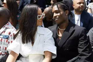 Rihanna and A$AP Rocky Attend Footwear News Achievement Awards