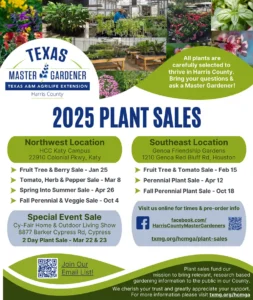 2025 Harris County Master Gardener Sales