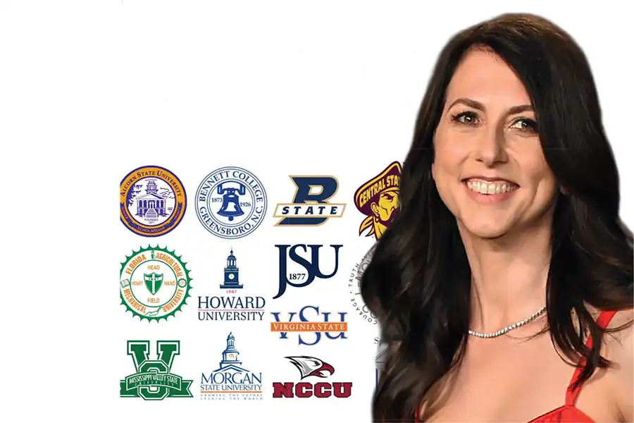 MACKENZIE SCOTT MAKES LARGEST DONATION