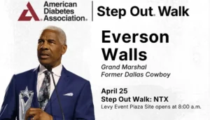 Cowboys Legend Everson Walls to Lead ADA North Texas Walk April 25th