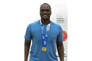 STUDENT EARNS GOLD MEDAL IN INAUGURAL SPECIAL OLYMPICS COMPETITION