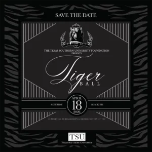 Texas Southern University Tiger Ball Returns with Major Sponsor, Star-Studded Entertainment Lineup