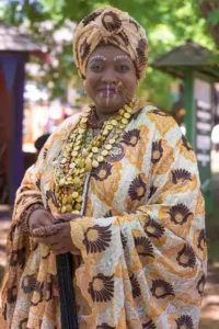 The African queen reshaping a Renaissance festival