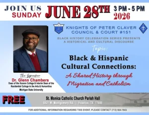 Free Cultural Connection & Fellowship Event with Dr. Glenn Chambers