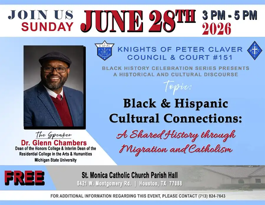 Free Cultural Connection & Fellowship Event with Dr. Glenn Chambers