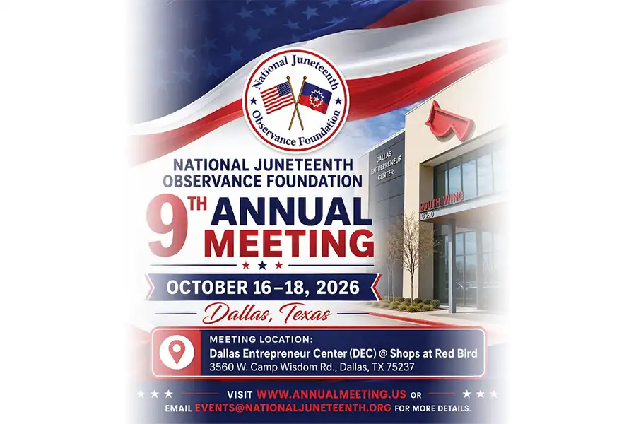 9TH ANNUAL JUNETEENTH M EETING