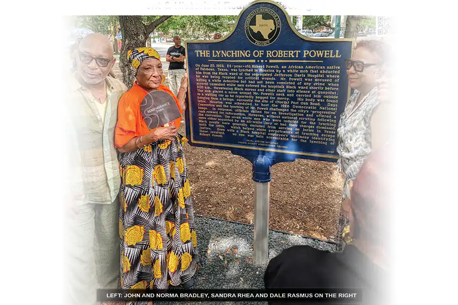 UNVEILING OF LYNCHING MARKERS