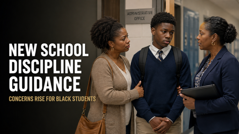 New Federal School Discipline Guidance Raises Concerns for Black Students