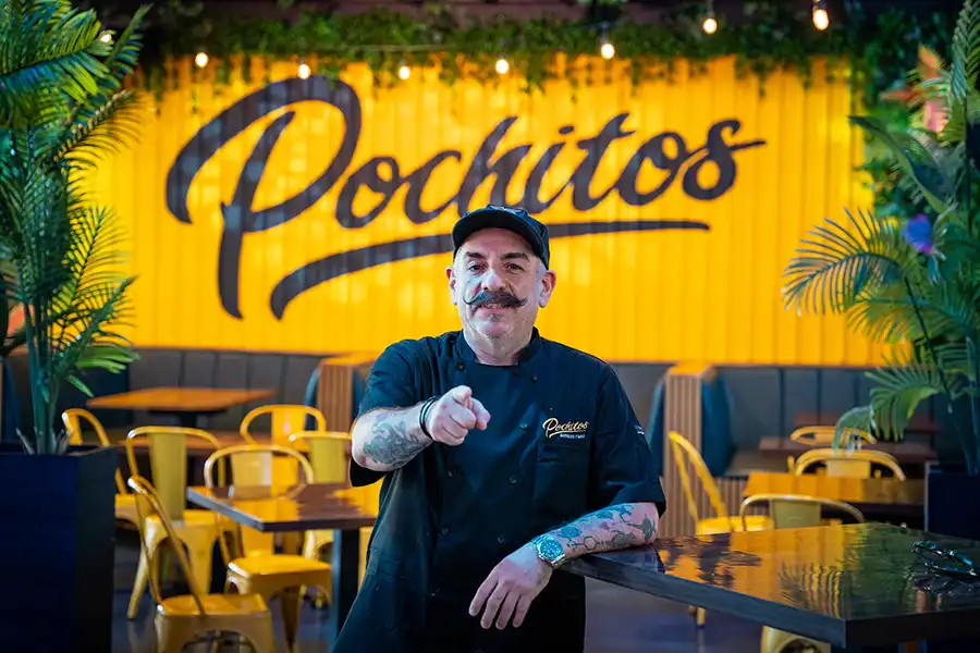 1 Chef Aquiles Chavez at Pochitos