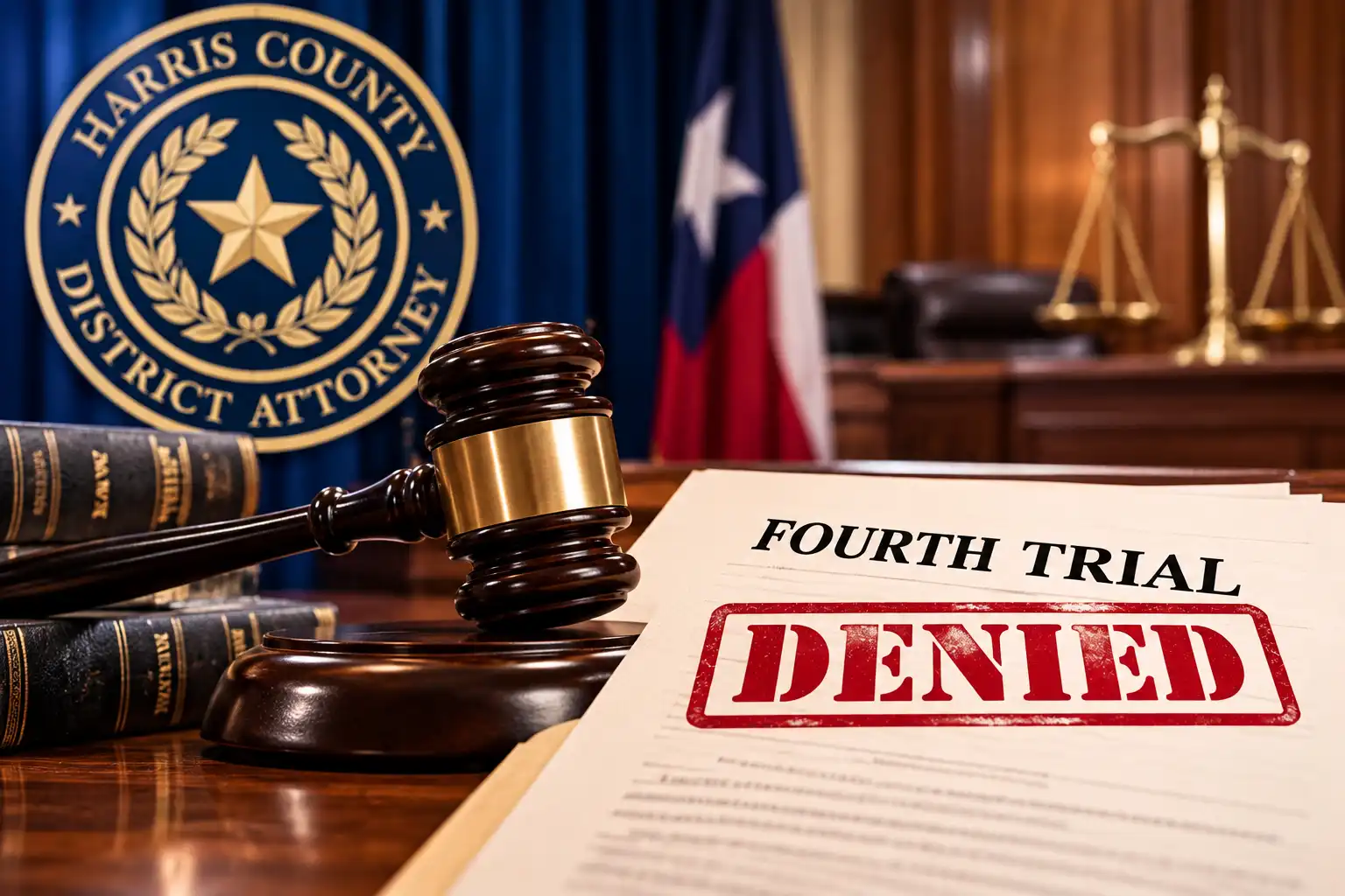 Statement from Harris County District Attorney Sean Teare on Judge Kelli Johnson’s Denial of a Fourth A.J. Armstrong Trial